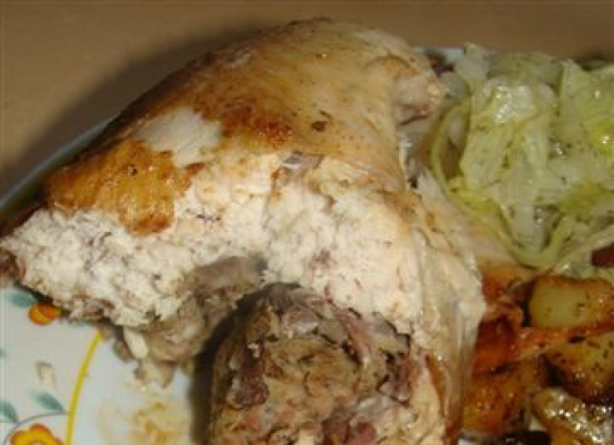 Kurczak faszerowany wątróbką