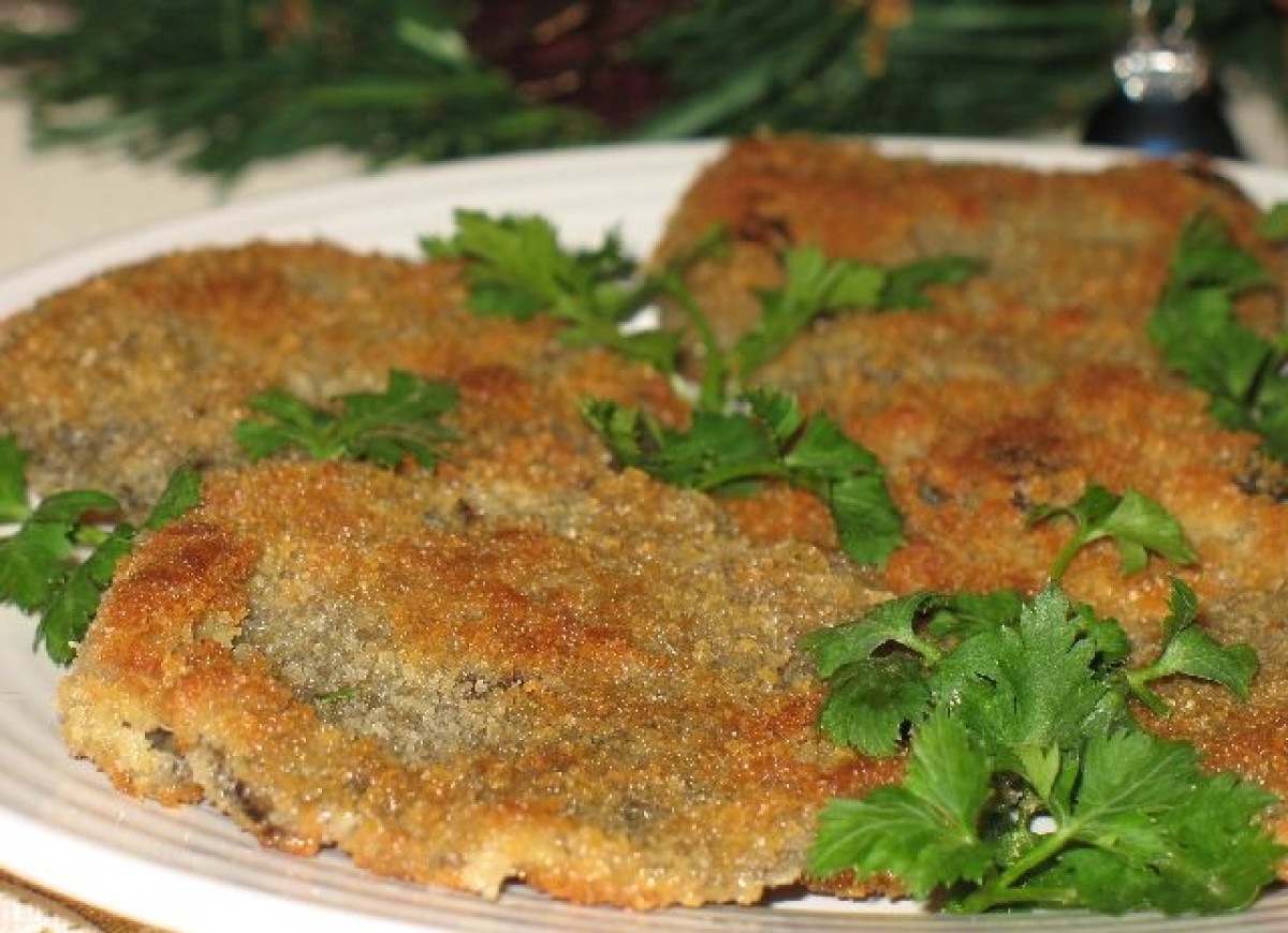 Smażone grzyby suszone