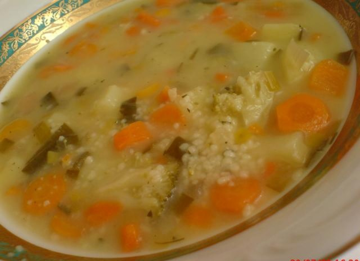 Zupa jarzynowa z kuskusem