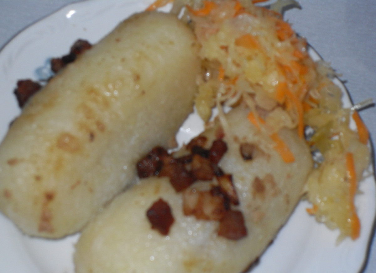 Kartacze w cieście knedlowym