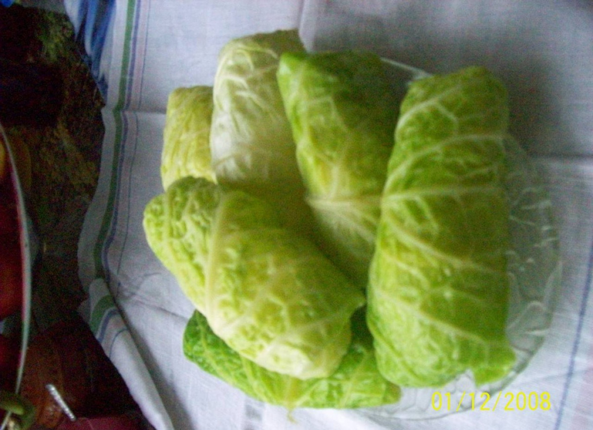 Gołąbki z grzybami i ryżem