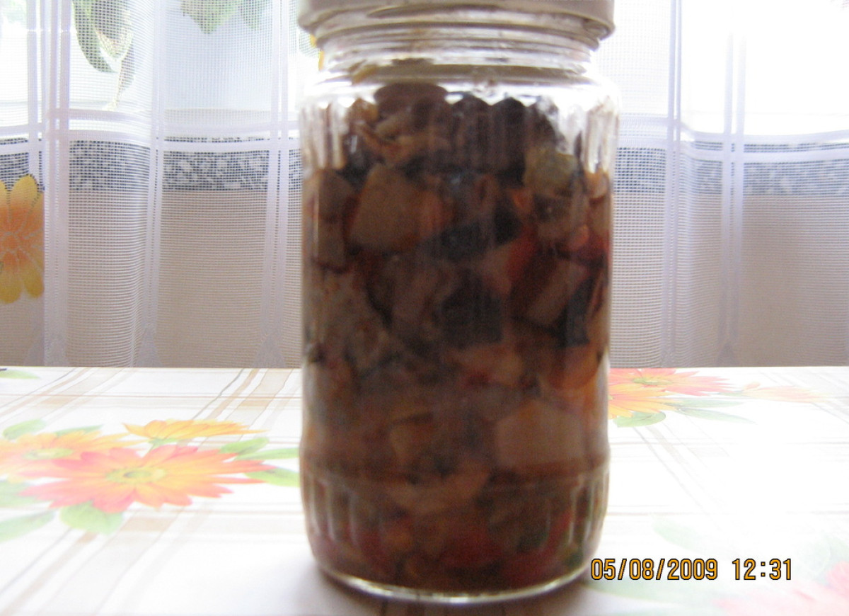 Sałata z grzybów do słoików