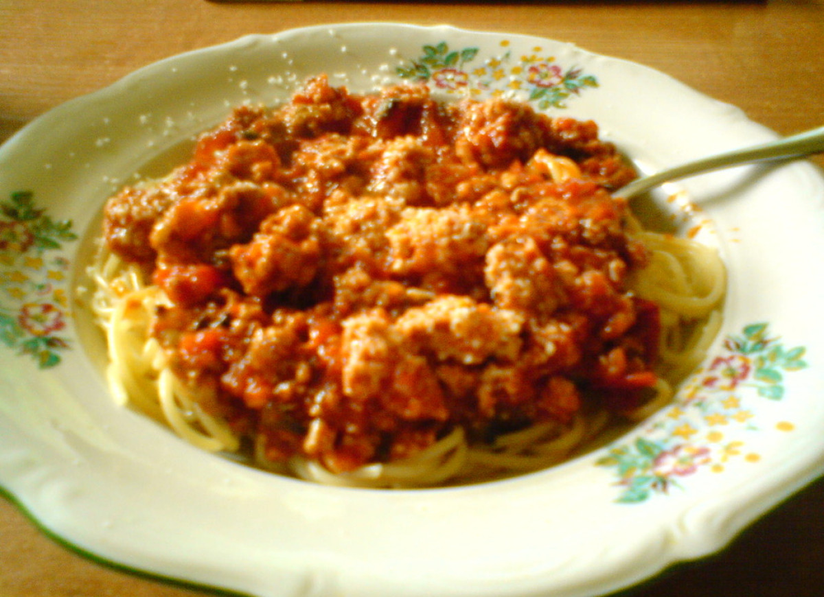 Spagetti z mięsem