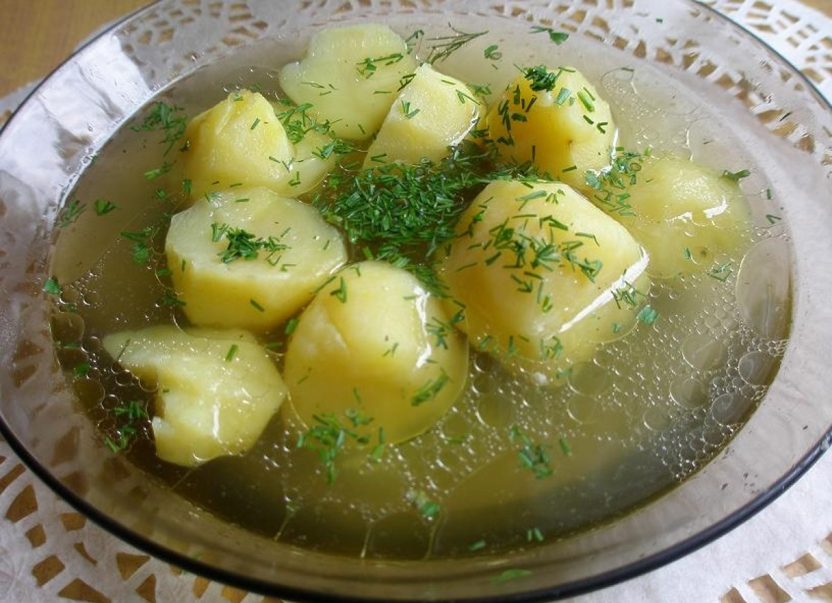 rosół z ziemniakami