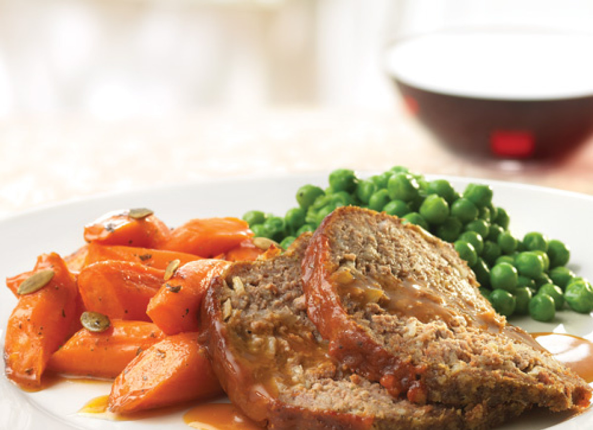 Klops wołowy z marchewką