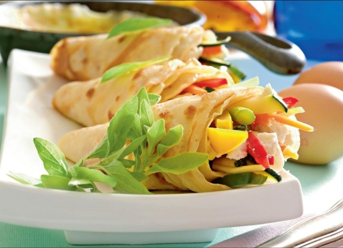 Naleśniki z warzywnym farszem po pastersku