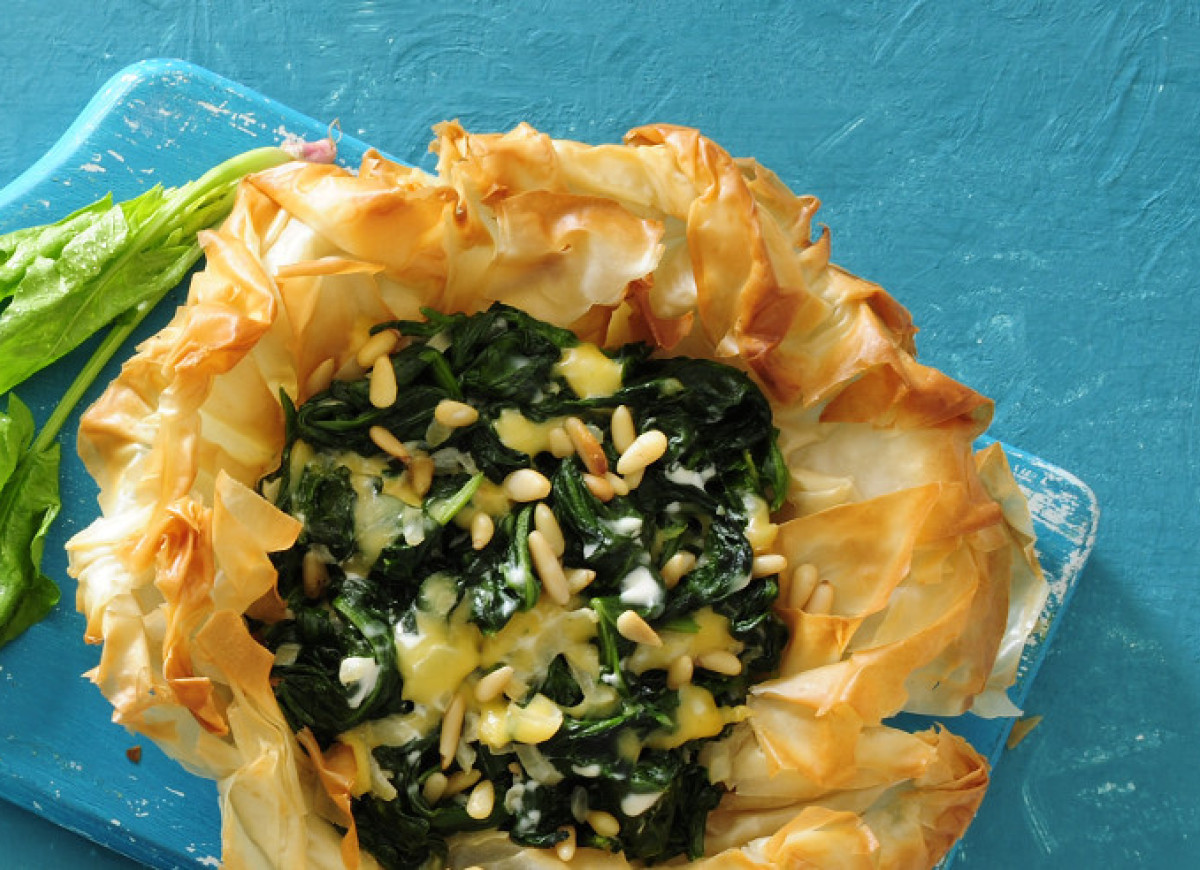 Tarta filo z piniolami