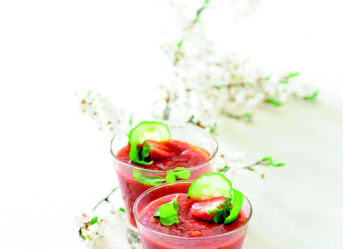 Chłodnik z papryką i czosnkiem