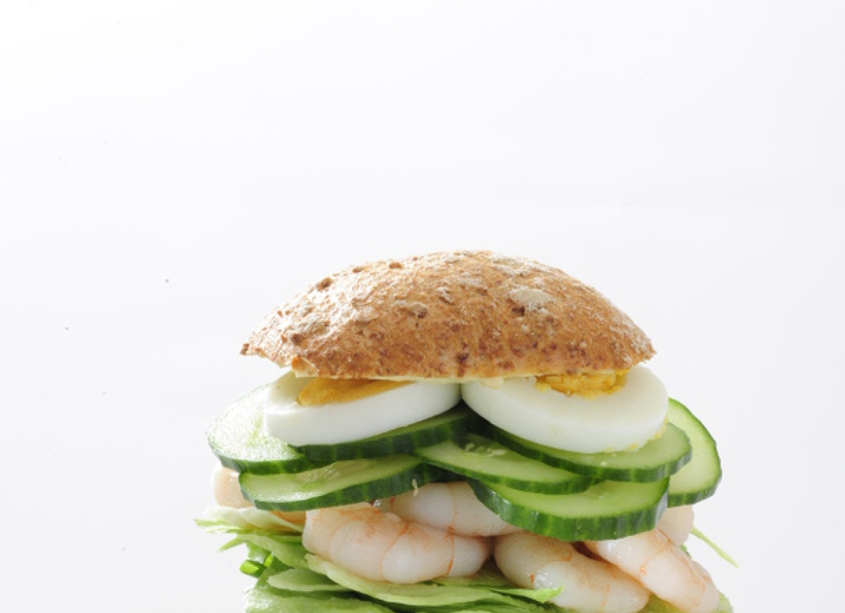 Kanapka z krewetkami