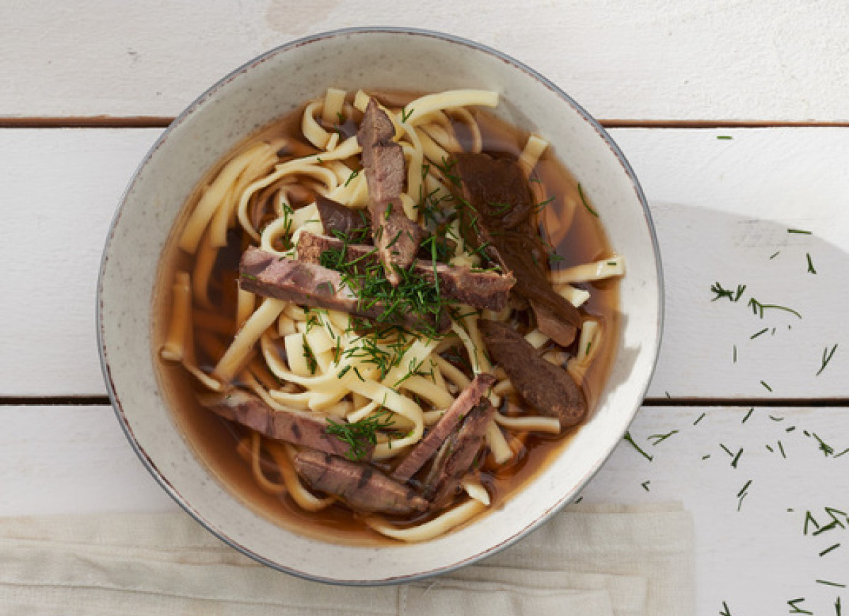 Zupa grzybowa na wołowinie