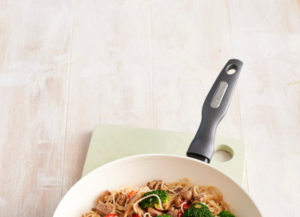 Chiński makaron z kurczakiem