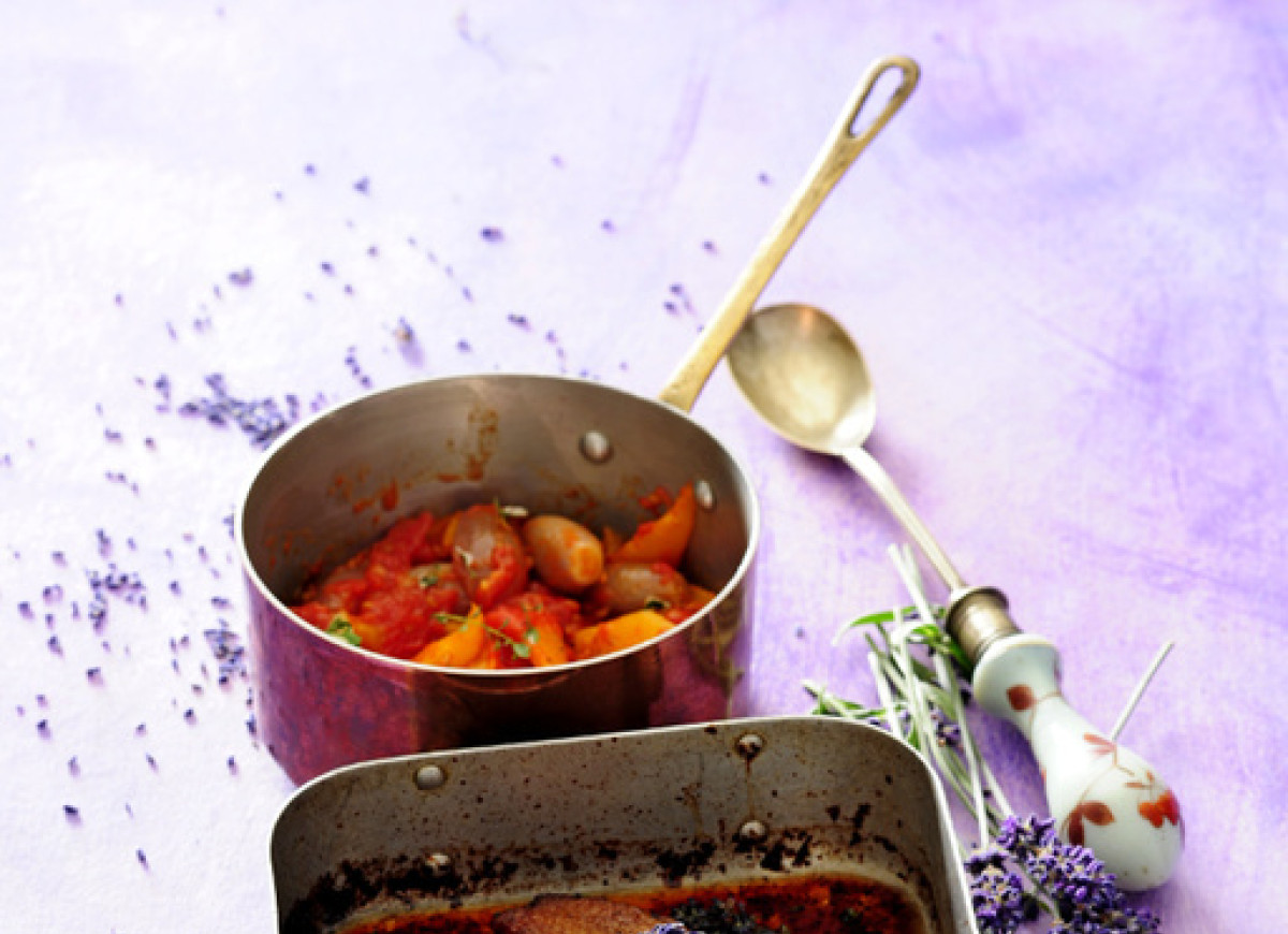 Filety z piersi kaczki w miodzie lawendowym