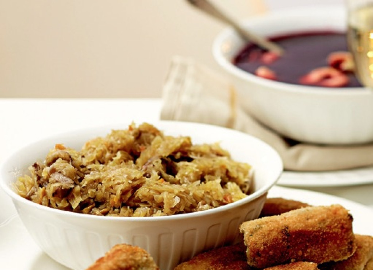 Kapusta z krokietami