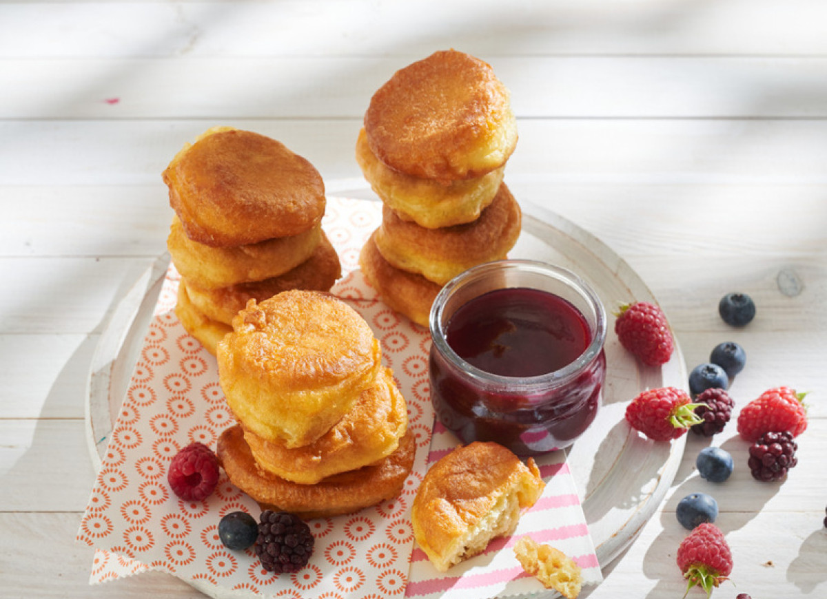 Puszyste placuszki waniliowe