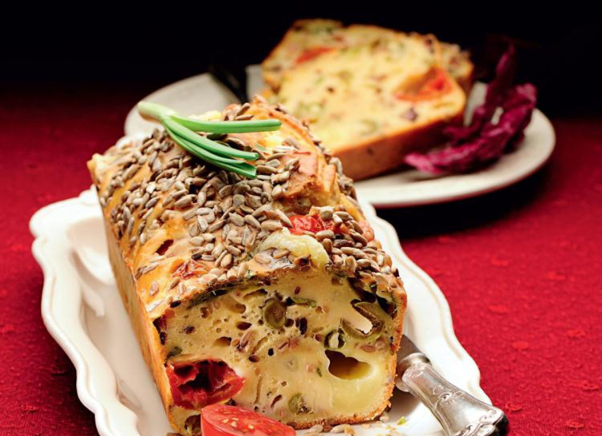 Keks z szynką i mozzarellą