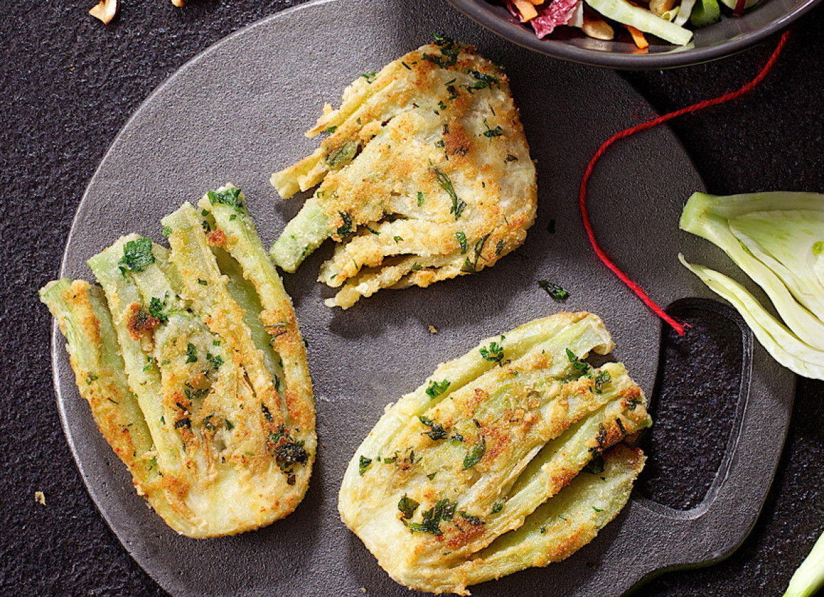 Kotlety z fenkułem i sezamem