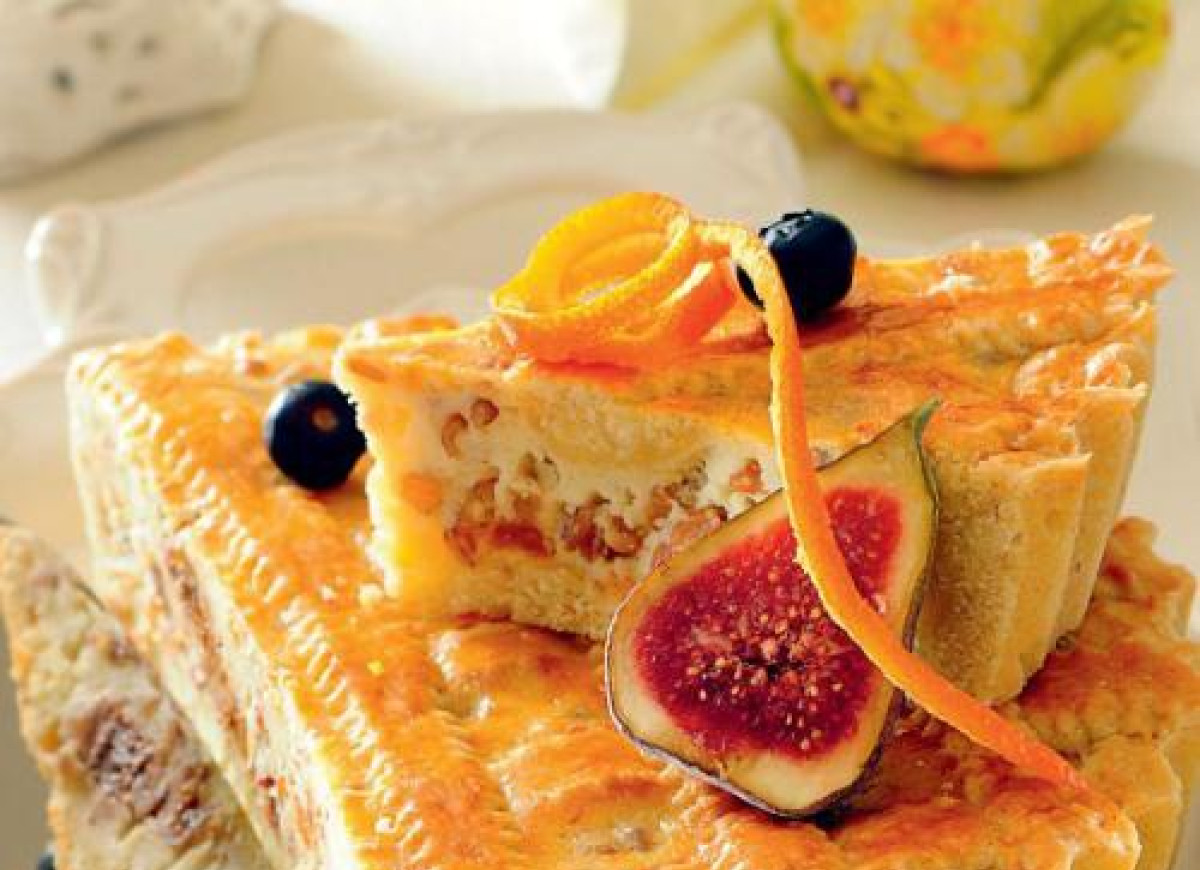 Neapolitański placek wielkanocny