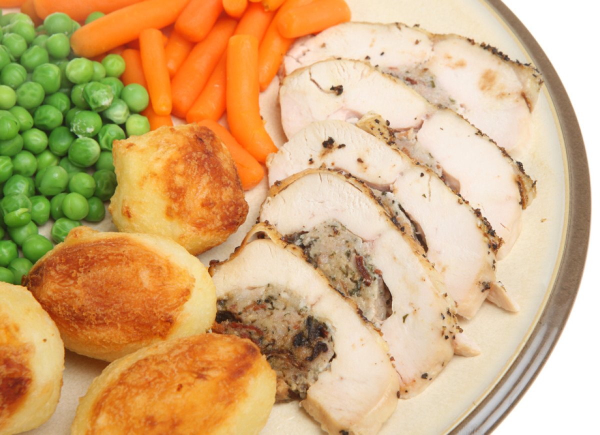 Pierś indyka z białą kiełbasą