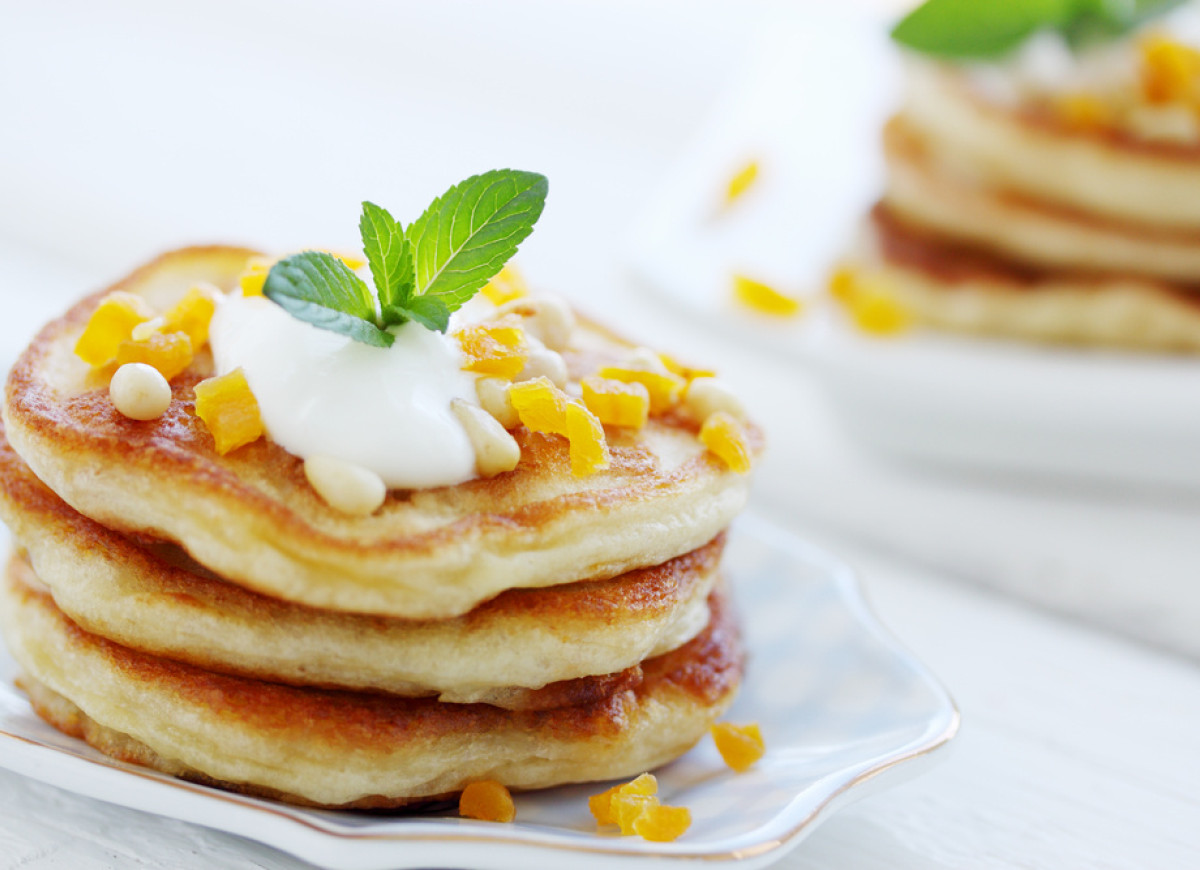 Pomarańczowe placuszki biszkoptowe