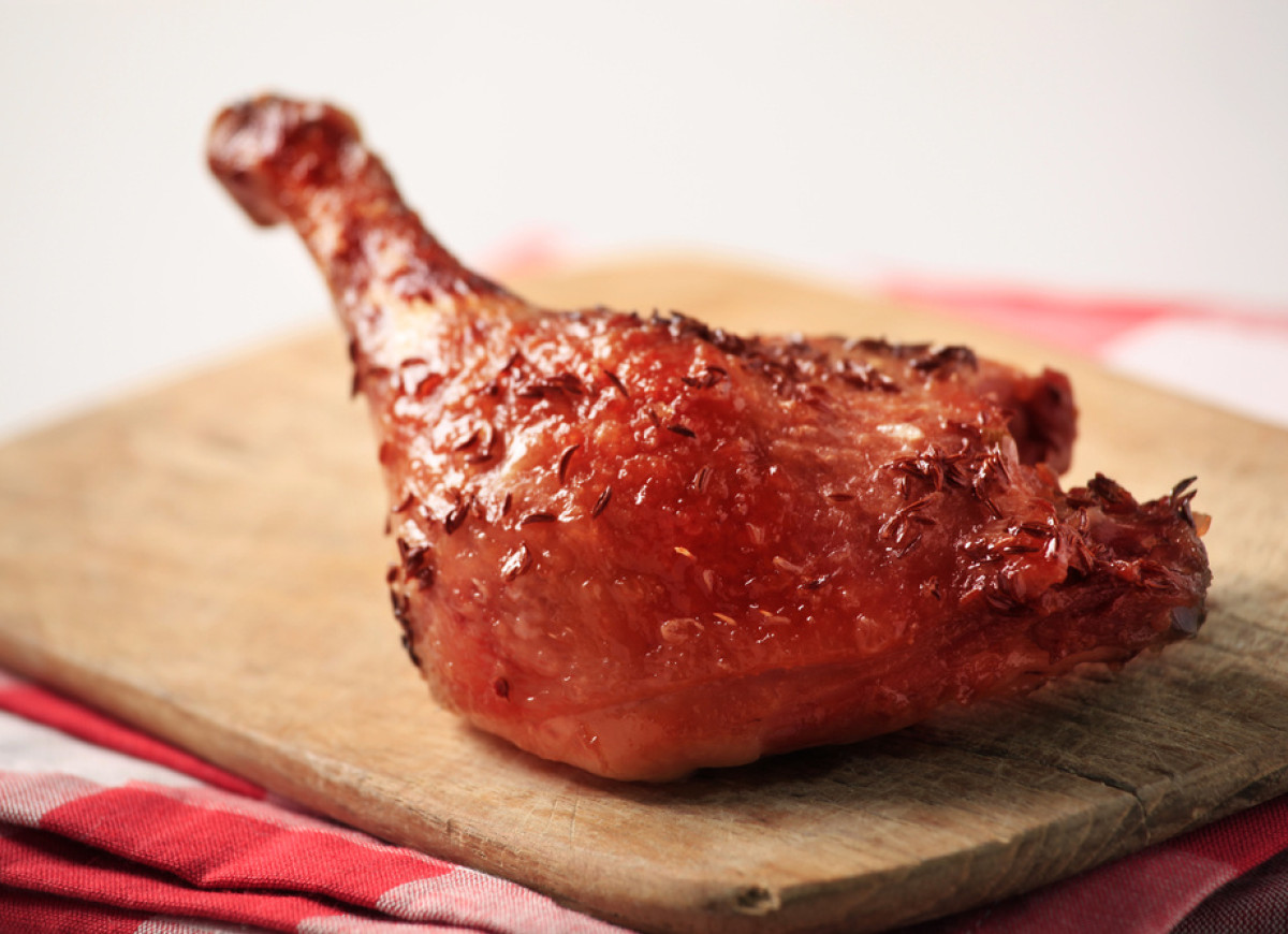 Udka kacze z jabłkami