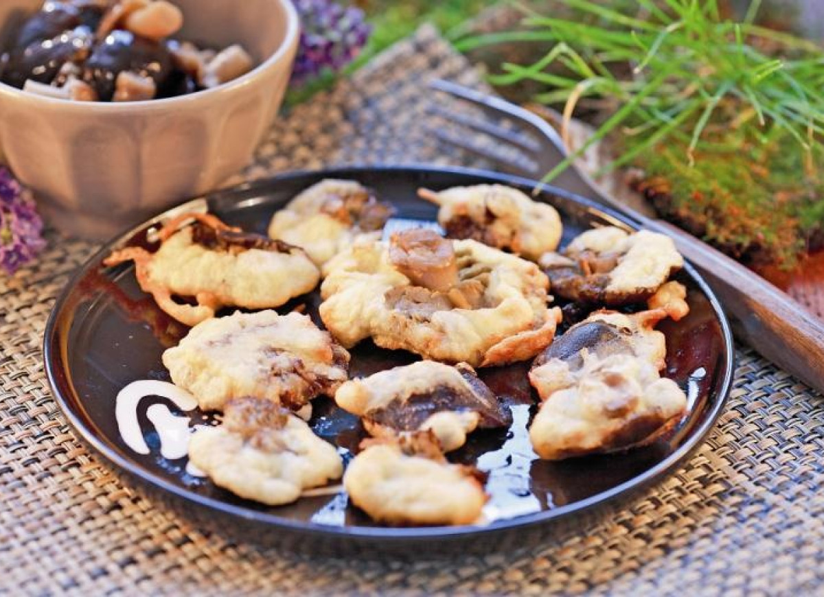 Gąski w cieście naleśnikowym