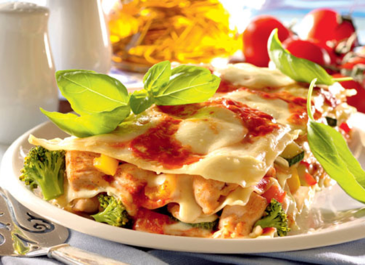 Lazania z kurczakiem