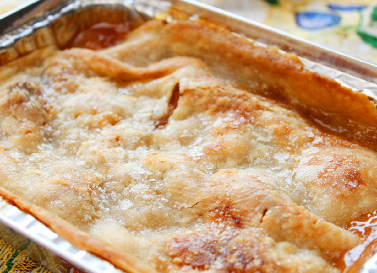 Placek brzoskwiniowy