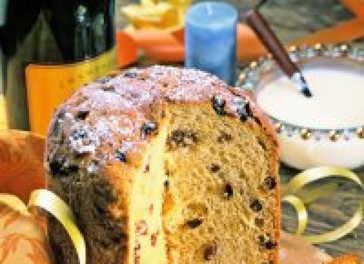 Drożdżowa babka panettone