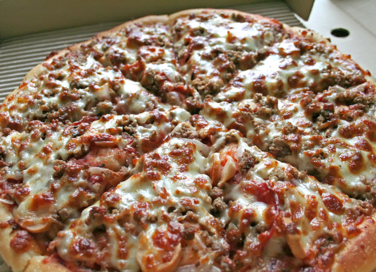 Pizza z mięsem mielonym