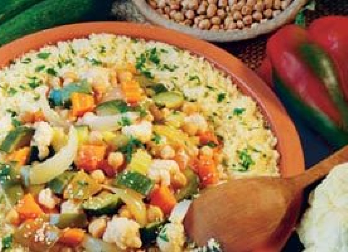 Kuskus z ciecierzycą