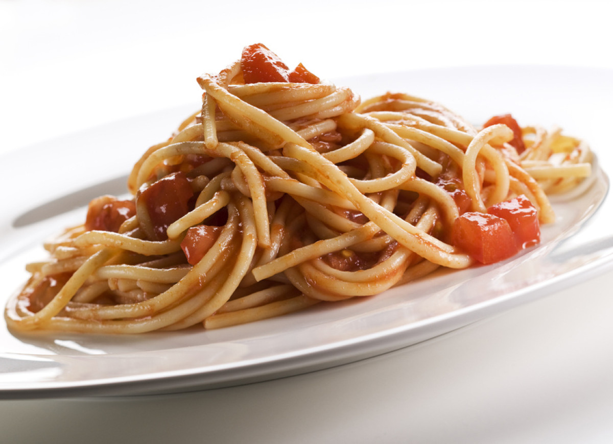 Spaghetti z aromatem bazylii