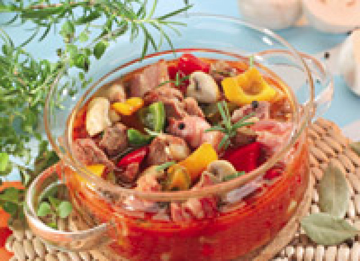 Ragout wieprzowe z pieczarkami