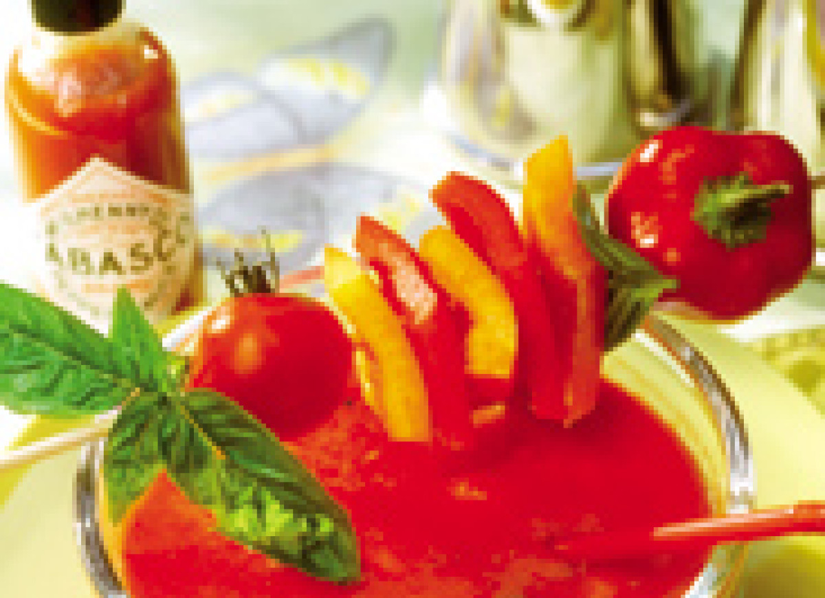 Kremowa zupa z papryką