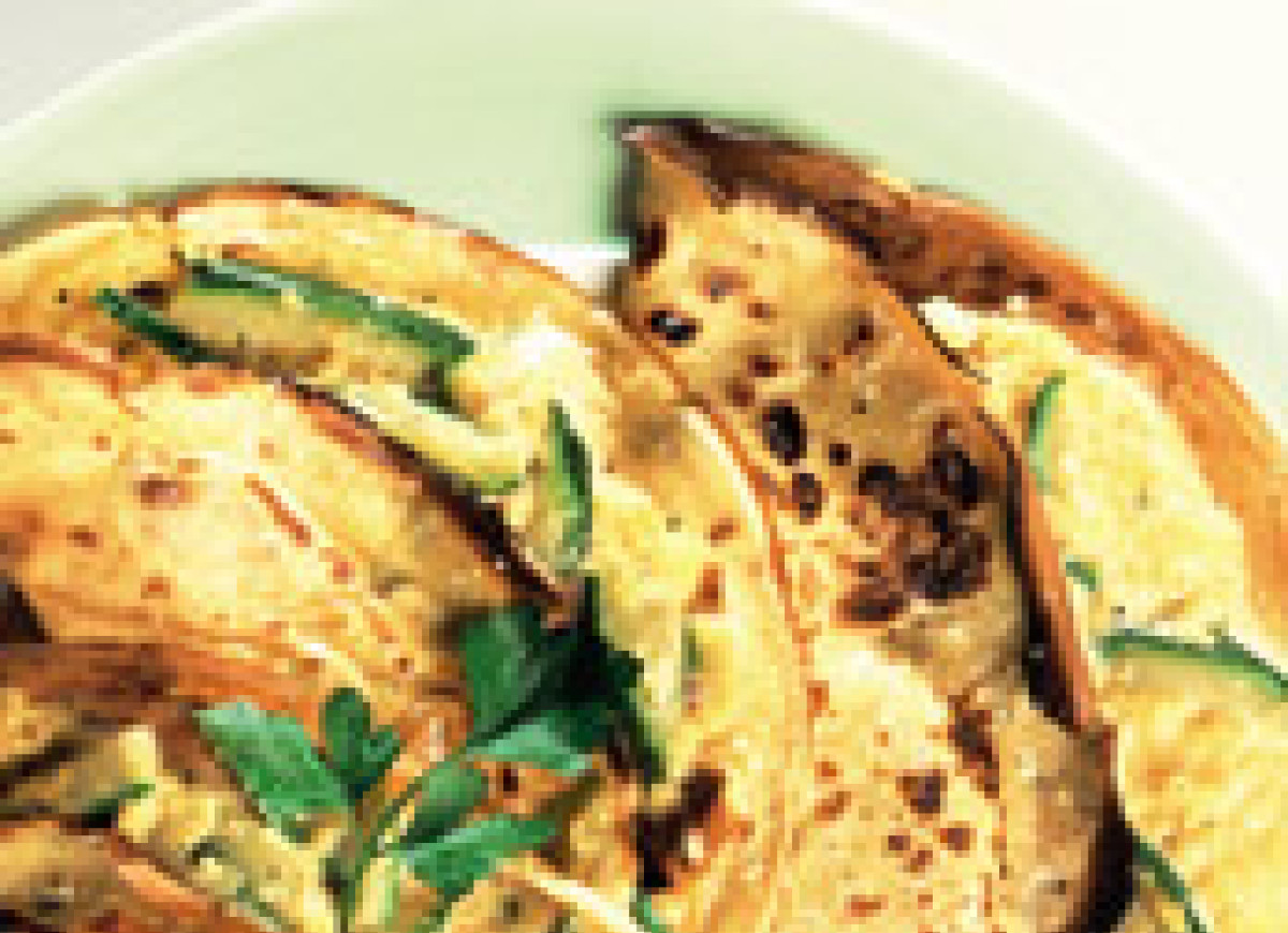 Naleśniki z jajecznicą i cukinią