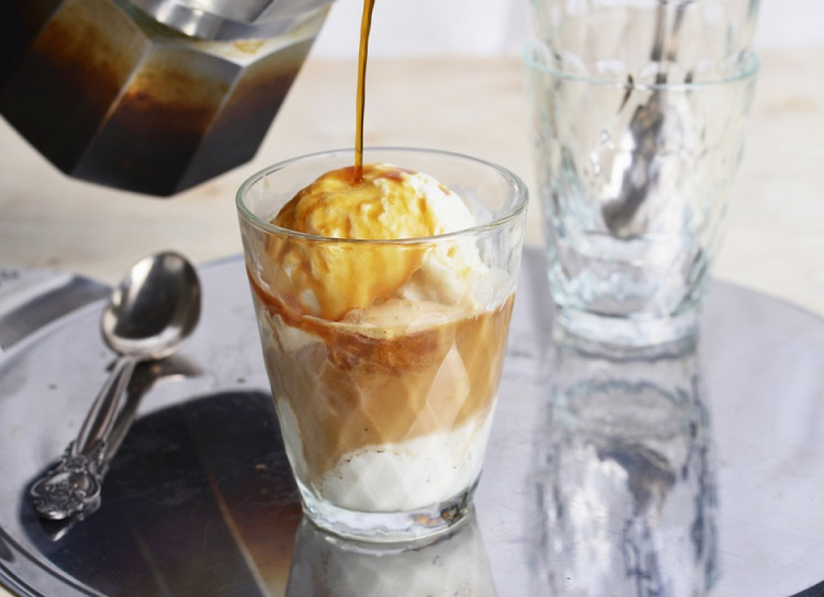 Kawa mrożona z lodami