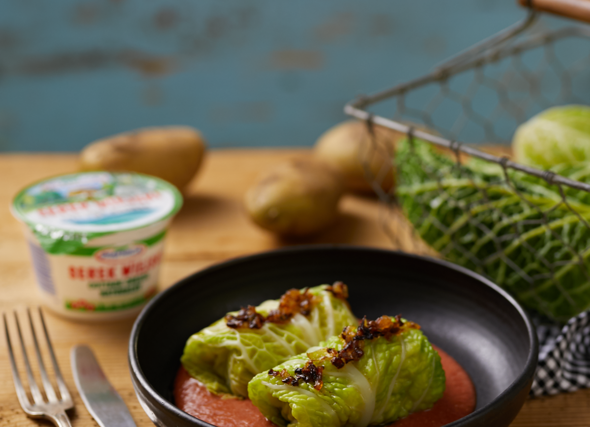 Gołąbki z Serkiem Wiejskim