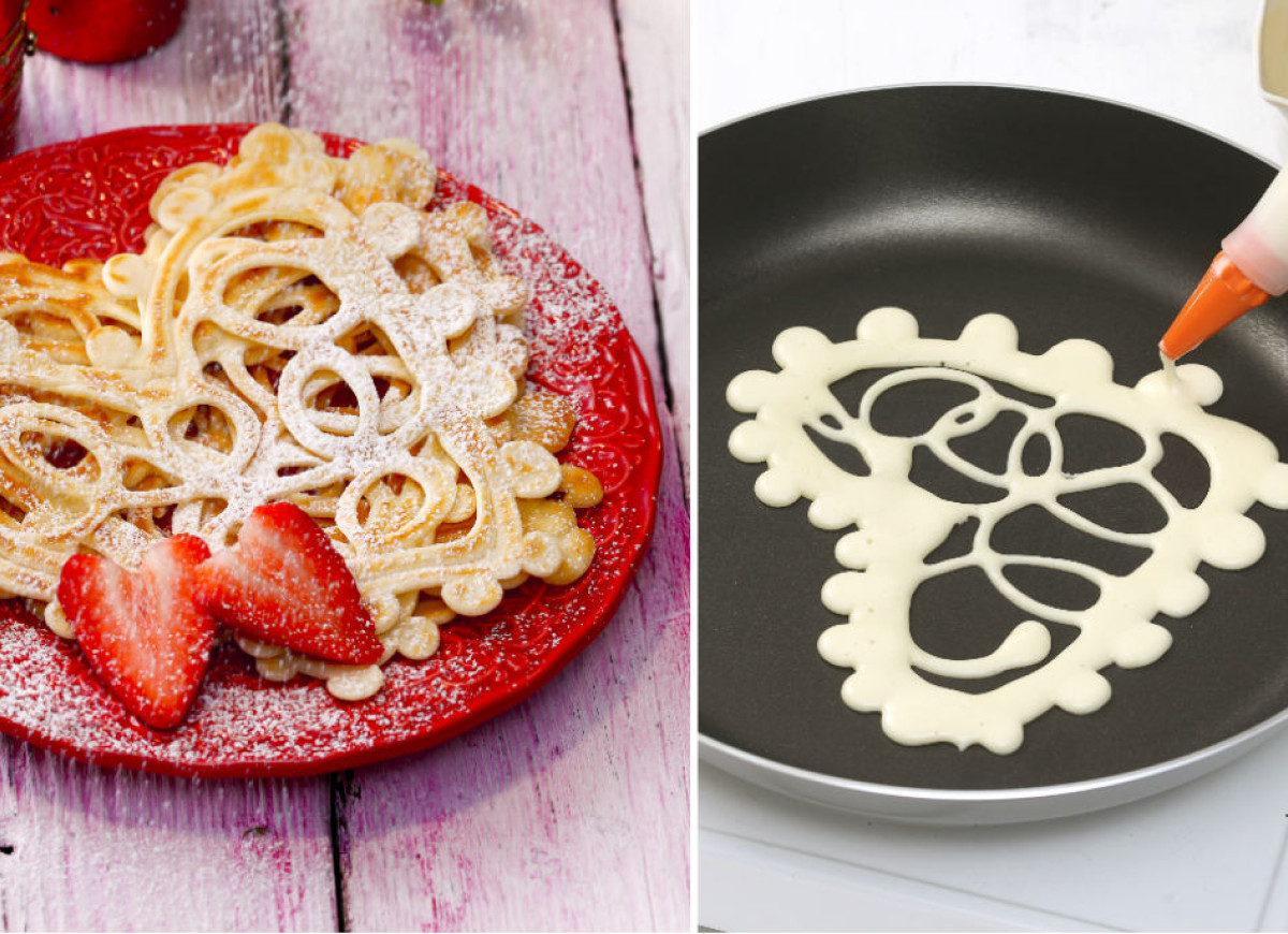 Naleśniki w kształcie serca