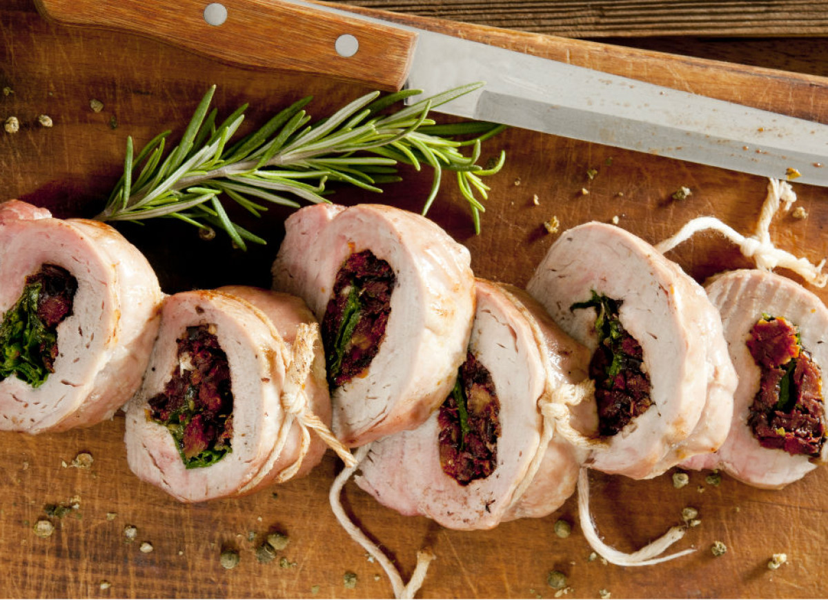 Polędwiczka wieprzowa nadziewana