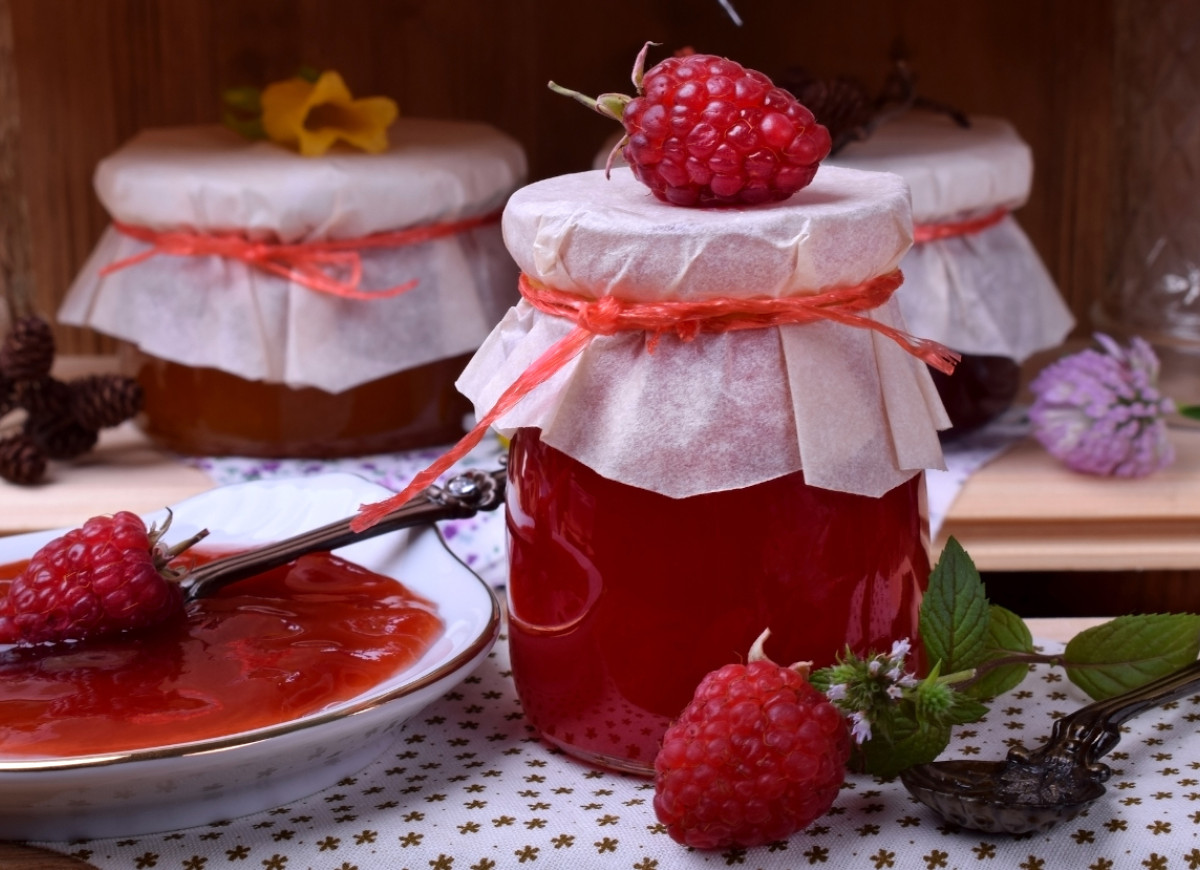 dżem malinowy bez pestek