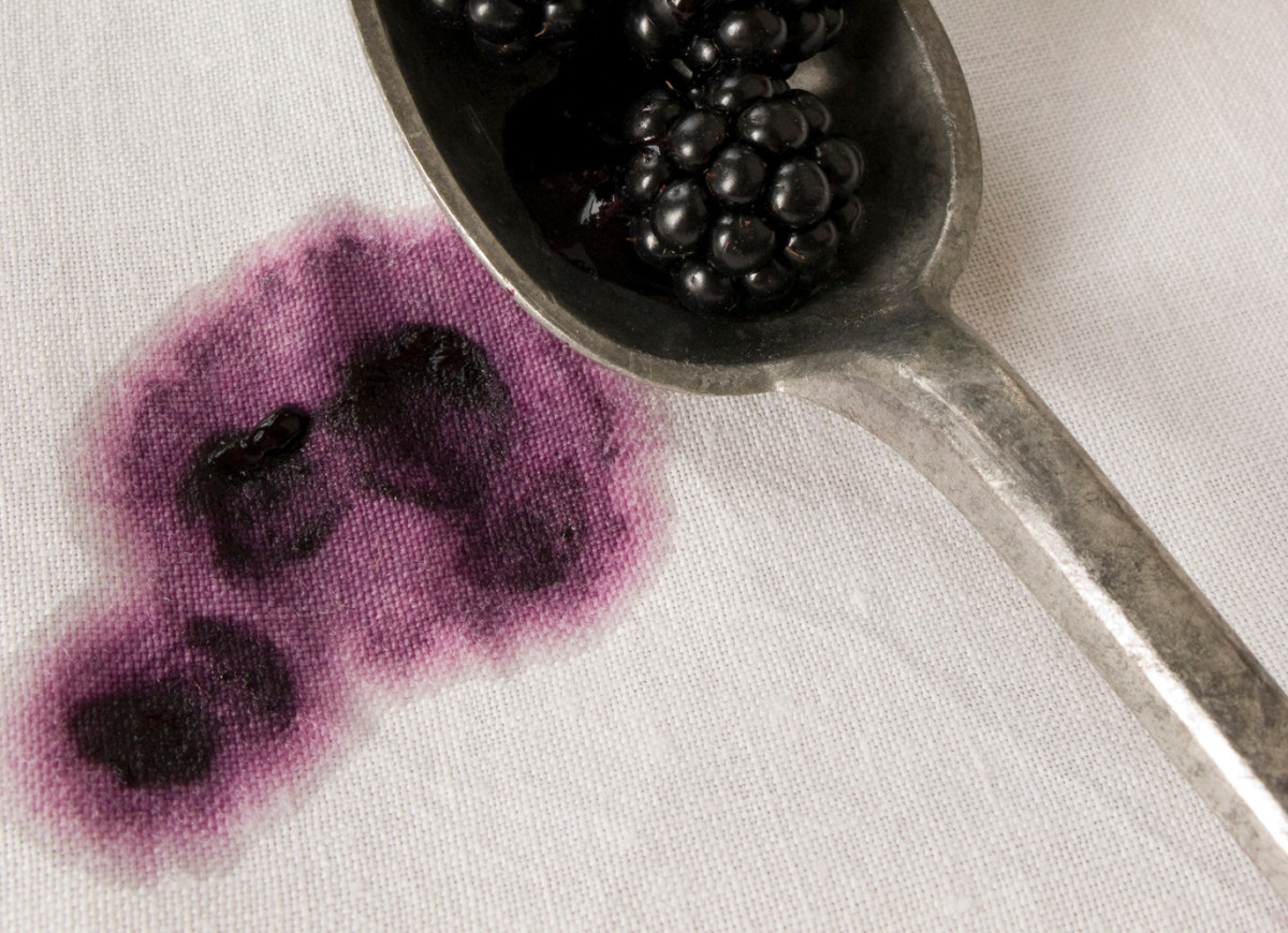 Jak usunąć plamę z owoców?