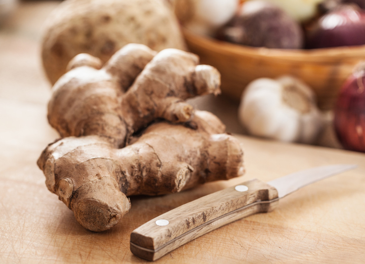 jak obrać imbir