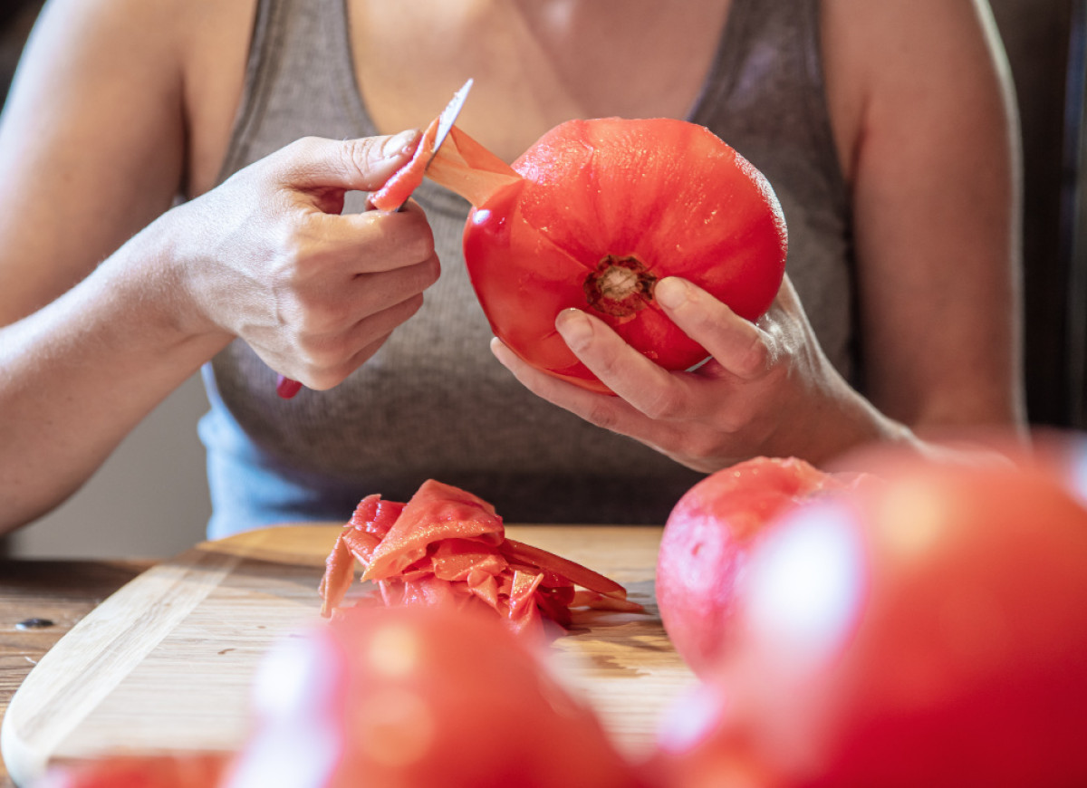 jak sparzyć pomidory