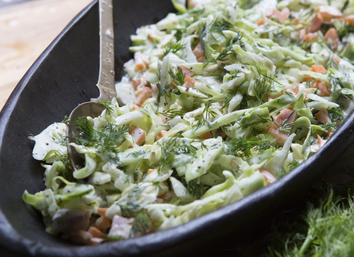 surówka z liści kalafiora