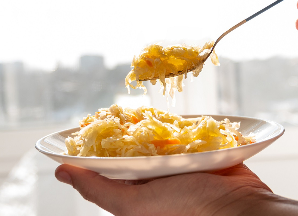 surówka z kiszonej kapusty