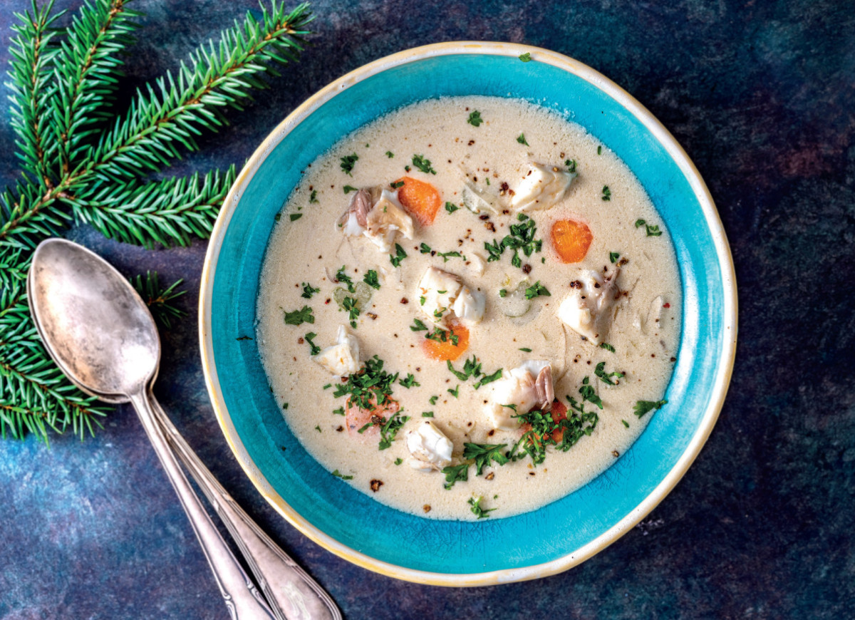 świąteczna zupa moczka