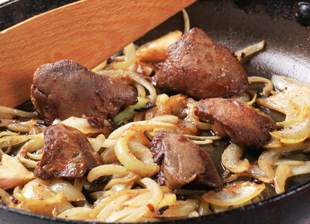 wątróbka na patelni