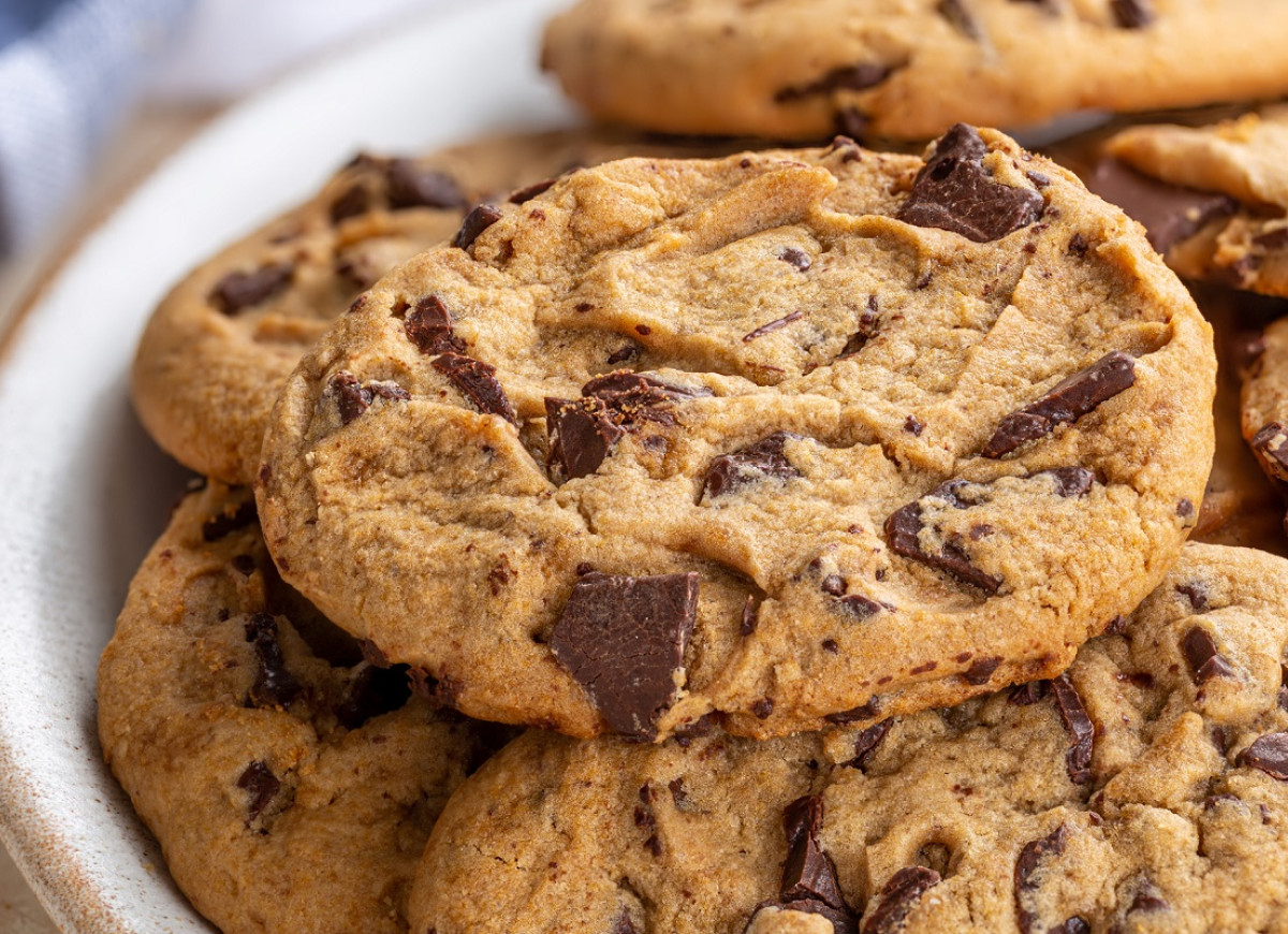 ciastka z czekoladą