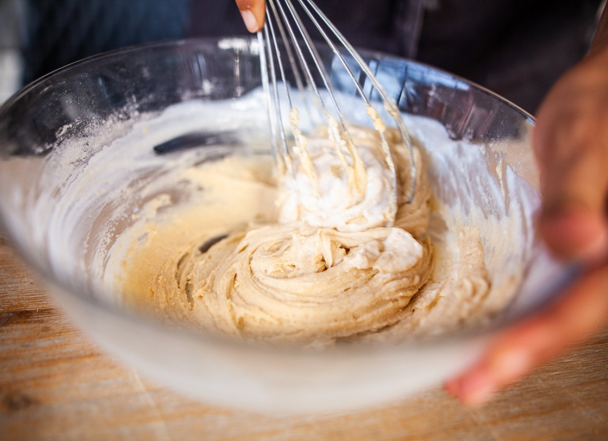 mieszanie ciasta