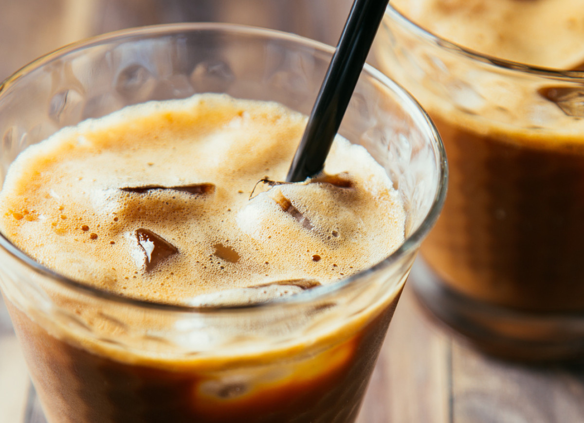 kawa mrozona z bananem