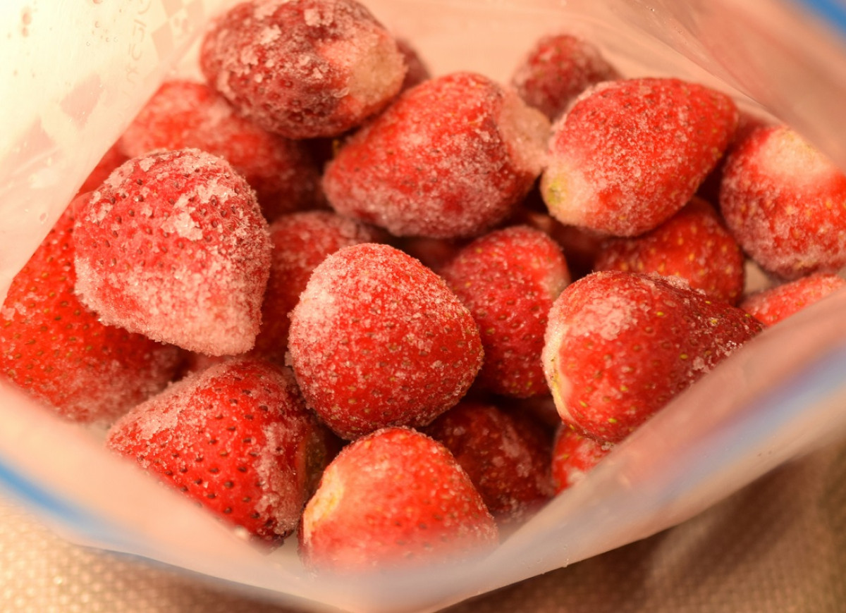 mrożone truskawki
